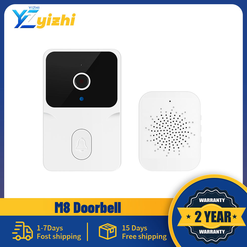 Home Security For Apartments - M8 Wireless Smart Video Doorbell 2.4G