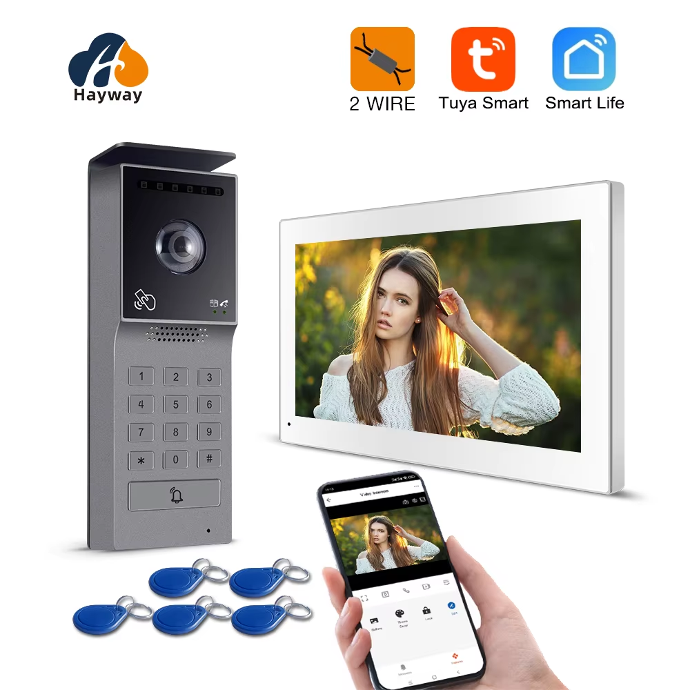 Home Security Uk - Hayway 2-Wires Video intercom Tuya Wifi