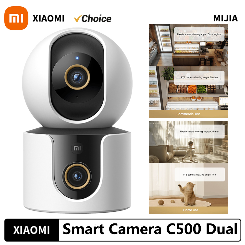 Mi Home Security Xiaomi - 2025 Xiaomi Smart Camera C500 Dual