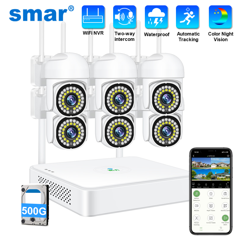 Home Security For Apartments - Smar 3MP Wireless CCTV Security Camera