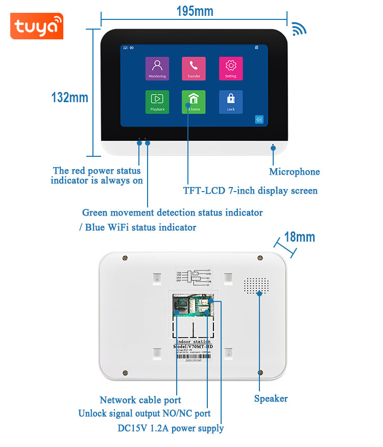 TUYA 1080P Wifi Video Doorbell - Home Security Uk ulasan dan harga