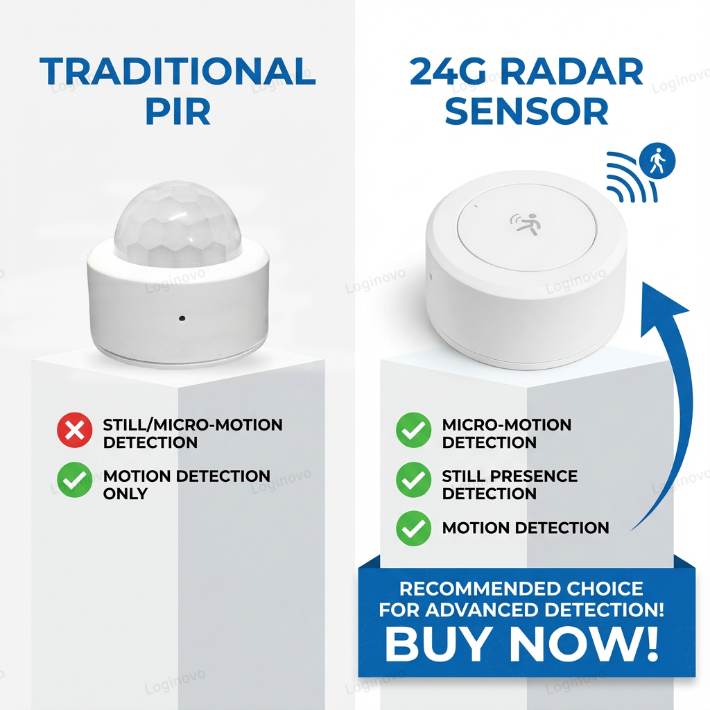 Zigbee 24G Mmwave Radar Human  - Home Security Battery ulasan dan harga