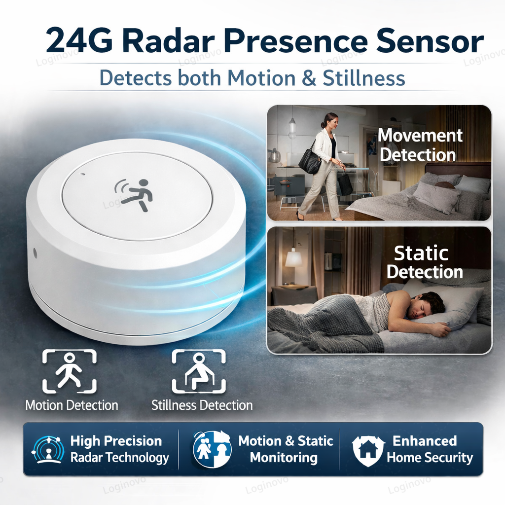 Zigbee 24G Mmwave Radar Human  - Home Security Battery ulasan dan harga