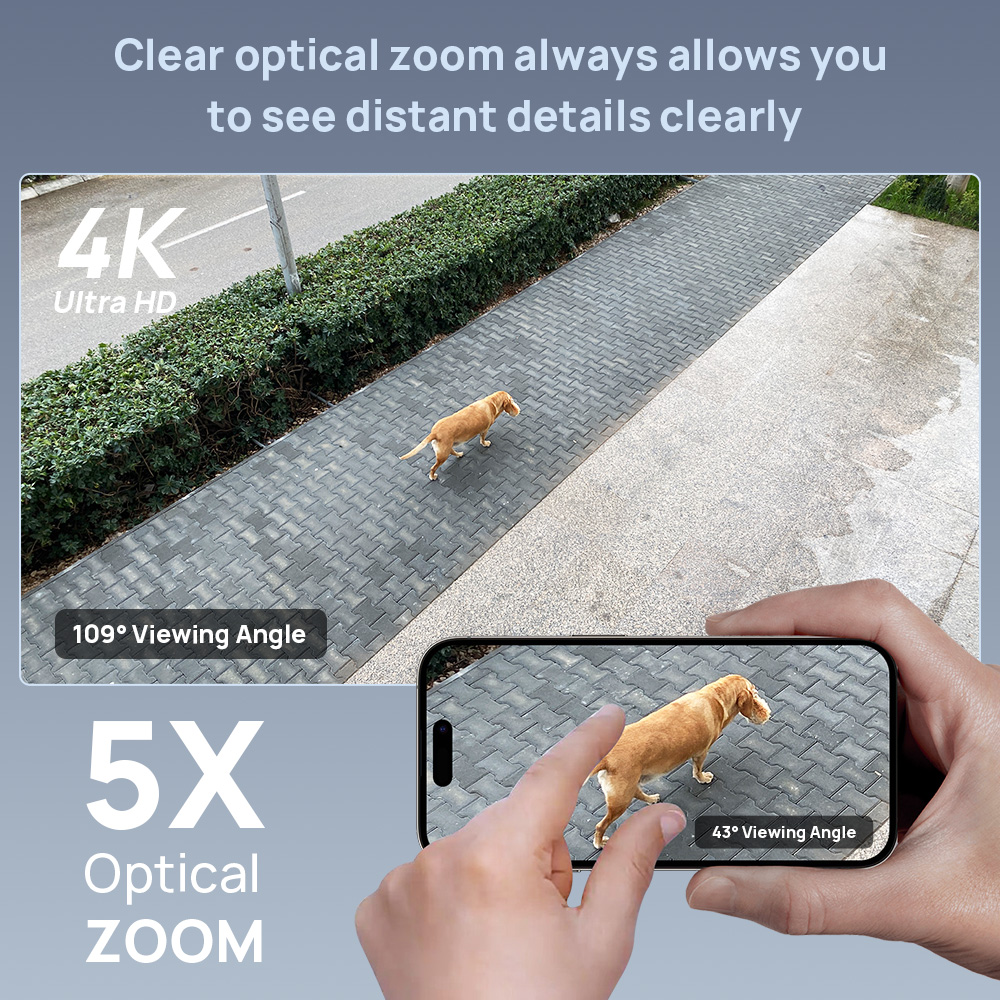 Vikylin 8MP Dome PTZ 5X Zoom I - Home Security Online ulasan dan harga
