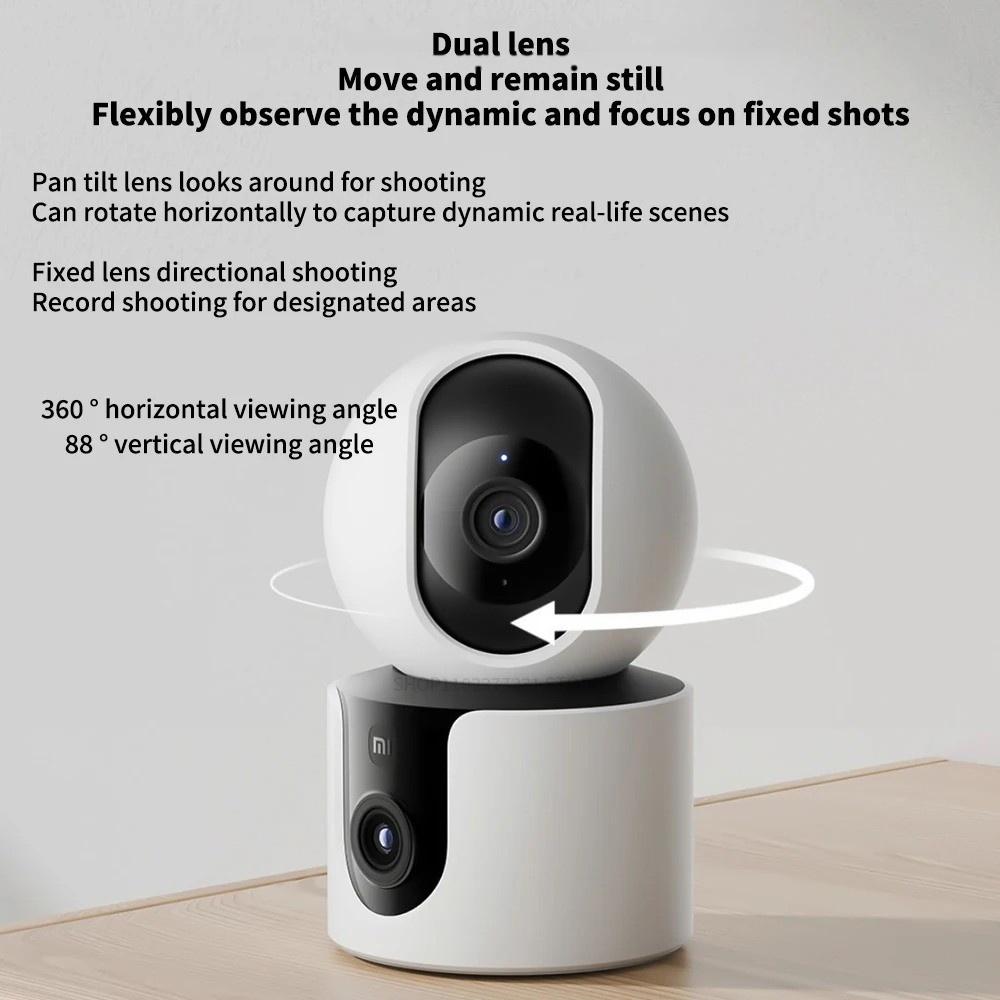 Xiaomi C300 Smart Camera Dual  - Mi Home Security Xiaomi ulasan dan harga
