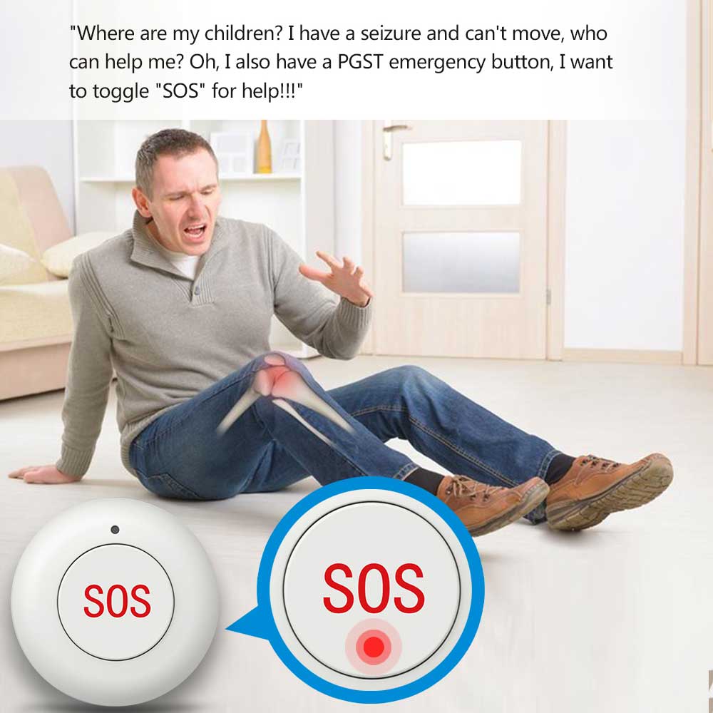 Wireless SOS Button Smart Home - Home Security Home Assistant ulasan dan harga