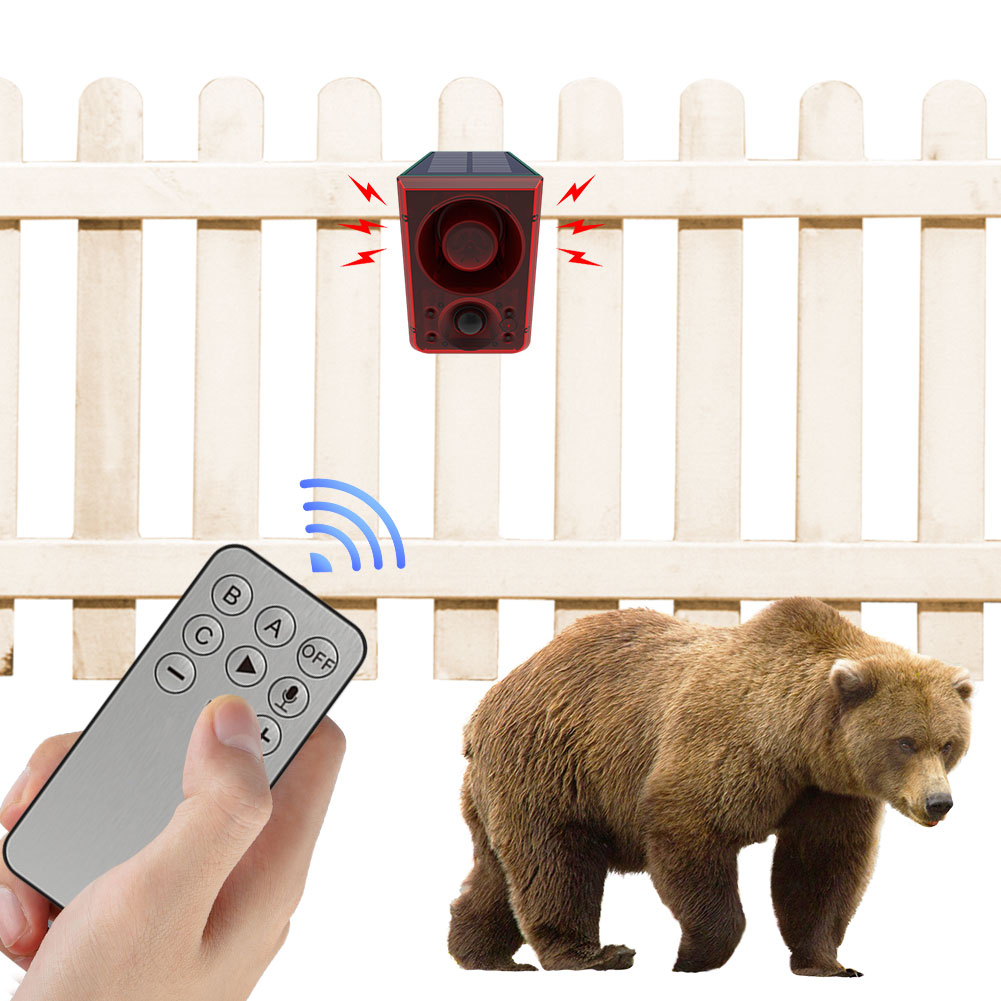 Solar Outdoor Motion Sensor Al - Barking Dog Alarm ulasan dan harga