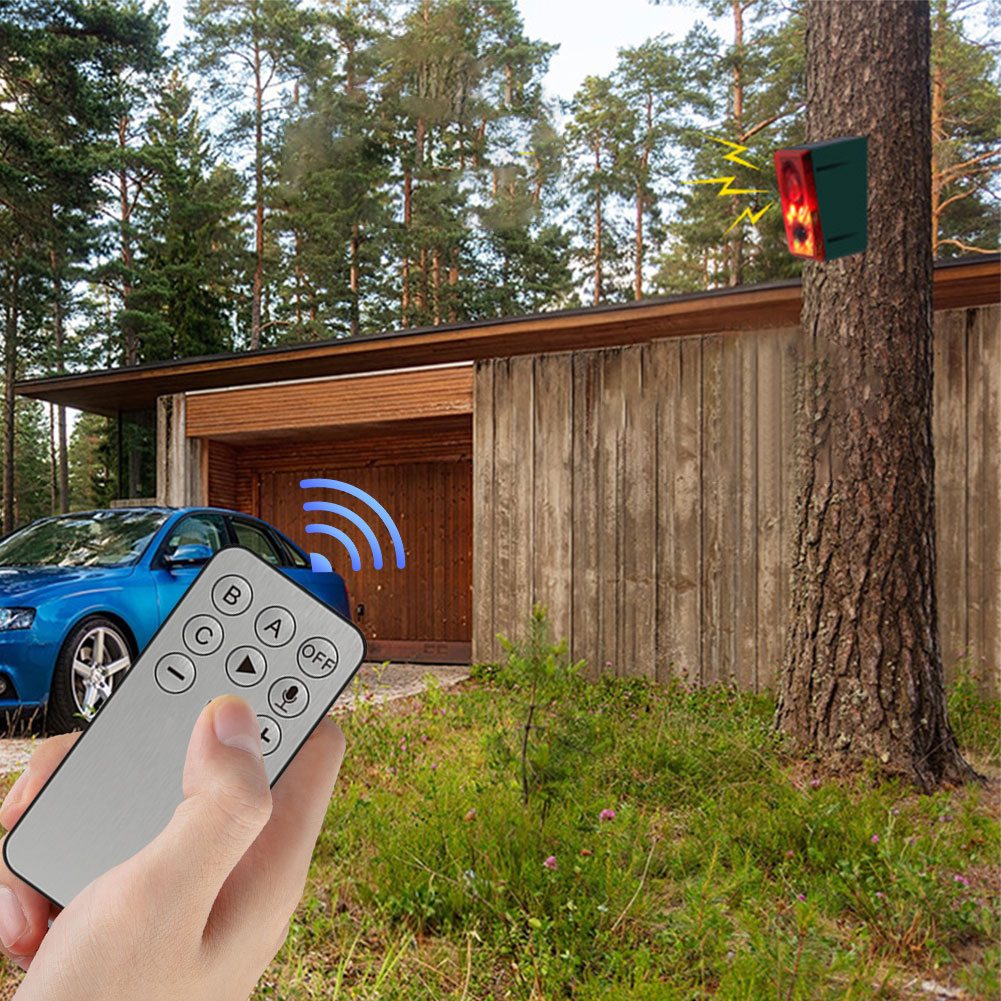 Solar Outdoor Motion Sensor Al - Barking Dog Alarm ulasan dan harga
