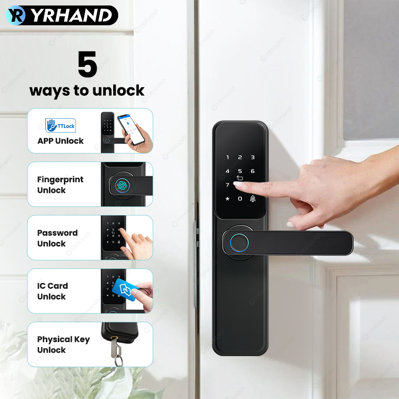 Bluetooth TTLock App Fingerpri - Home Security Battery ulasan dan harga