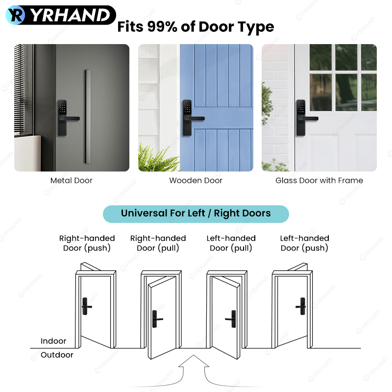 Bluetooth TTLock App Fingerpri - Home Security Battery ulasan dan harga