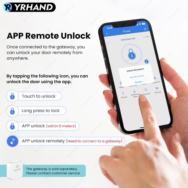 Bluetooth TTLock App Fingerpri - Home Security Battery ulasan dan harga