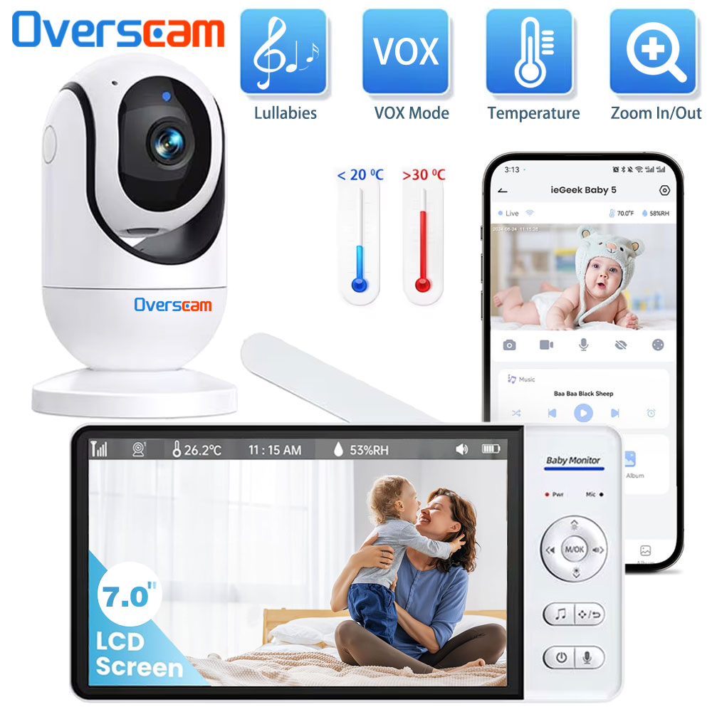 7.0 Inch Screen Baby Monitor 5 - Home Security Uk ulasan dan harga
