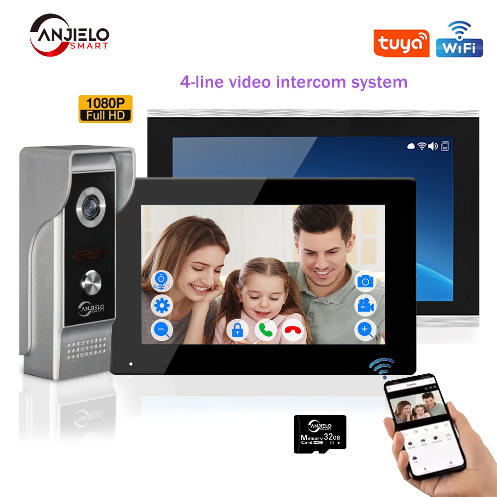 ANJIELO Tuya WiFi 1080P Video  - Home Security Uk ulasan dan harga