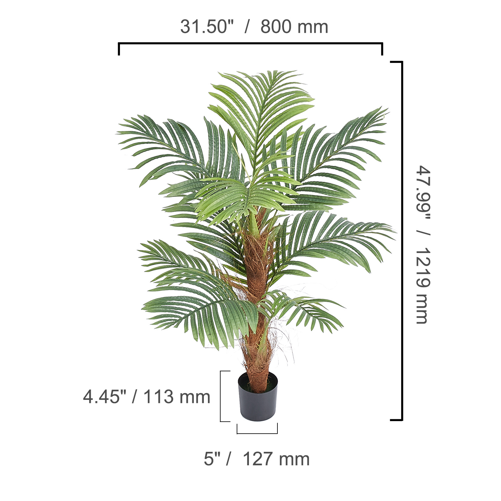 VEVOR Artificial Palm Tree, 4  - Home Security Tips ulasan dan harga