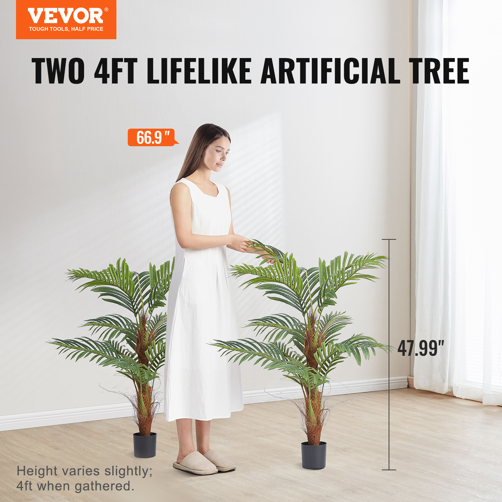 VEVOR Artificial Palm Tree, 4  - Home Security Tips ulasan dan harga