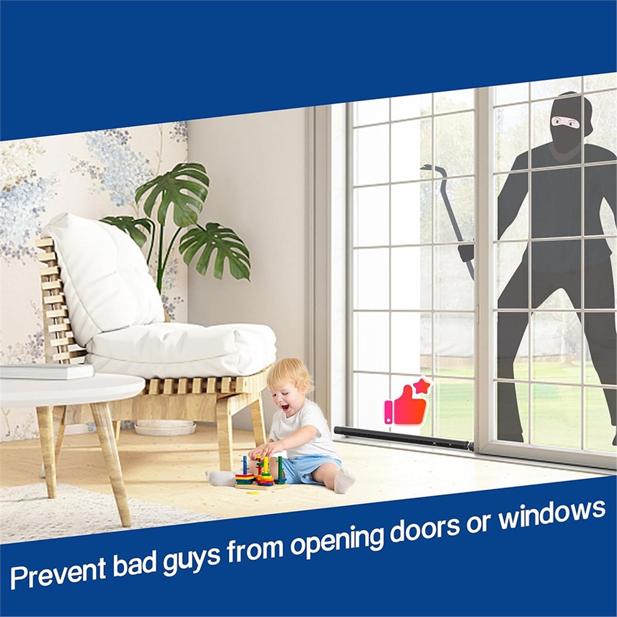A20I Sliding Door Security Bar - Home Security Tips ulasan dan harga