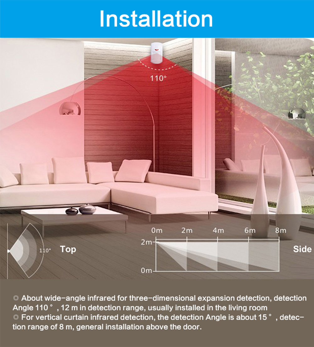 PGST Tuya 433MHz Smart Life Ho - Pet Immune Pir Sensor ulasan dan harga