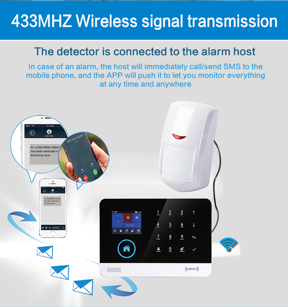 PGST Tuya 433MHz Smart Life Ho - Pet Immune Pir Sensor ulasan dan harga