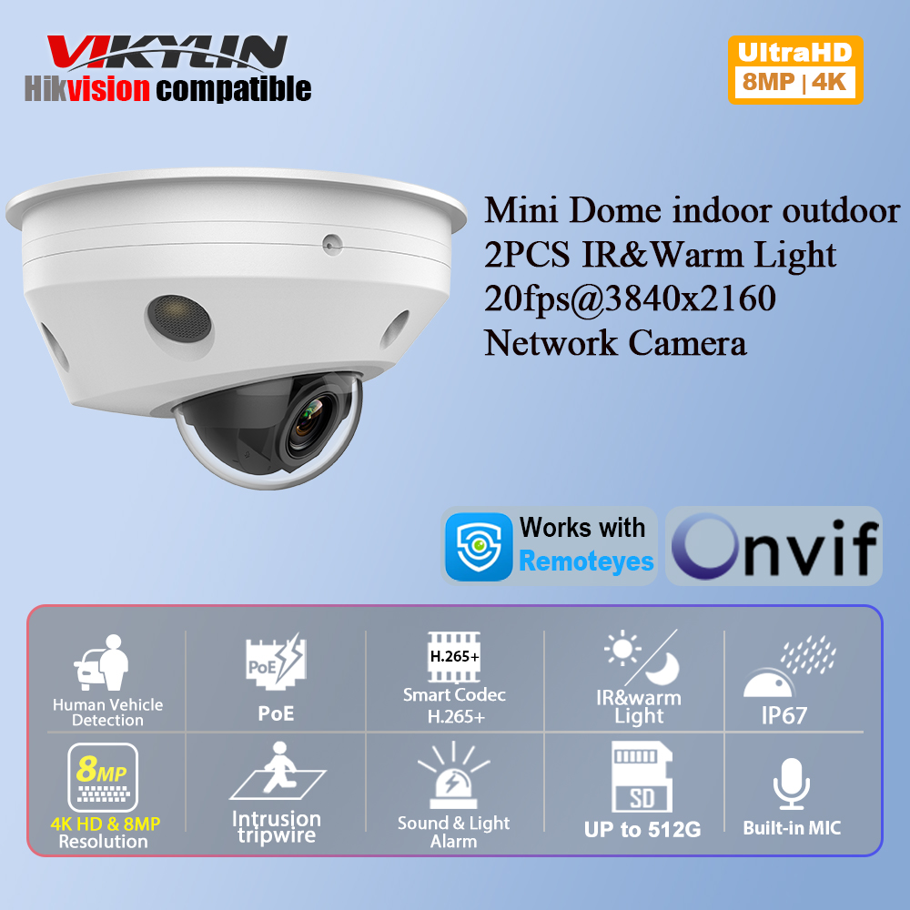 Vikylin 8MP IR Night Vision Mi - Home Security Online ulasan dan harga
