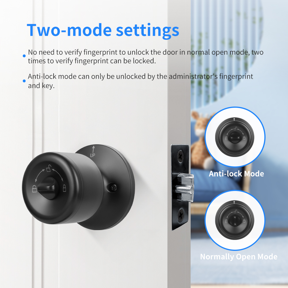 Tuya Smart Door Lock Fingerpri - Home Security For Apartments ulasan dan harga