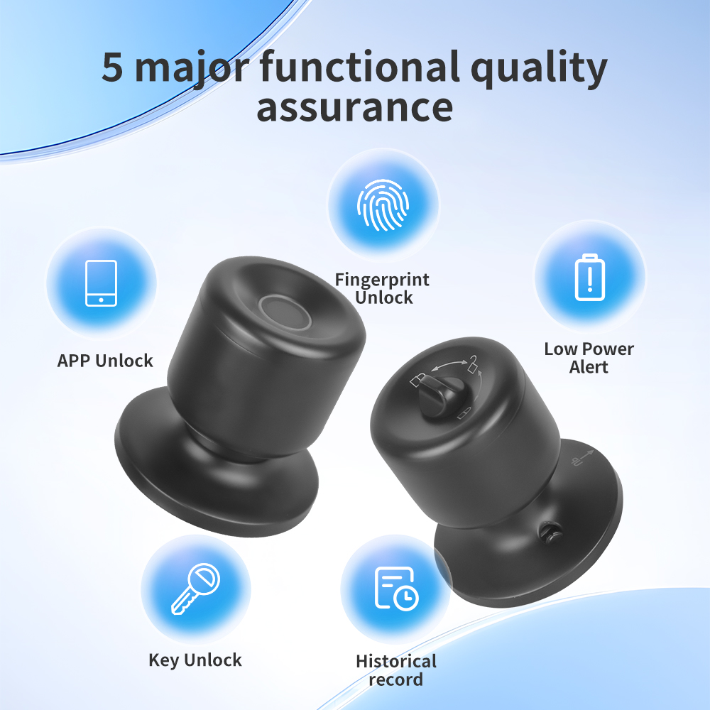 Tuya Smart Door Lock Fingerpri - Home Security For Apartments ulasan dan harga