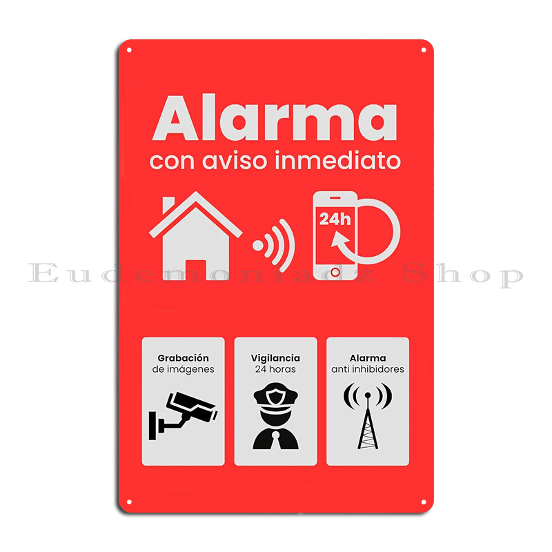 Retro 24h Alarm System Metal S - Home Security Alarm ulasan dan harga