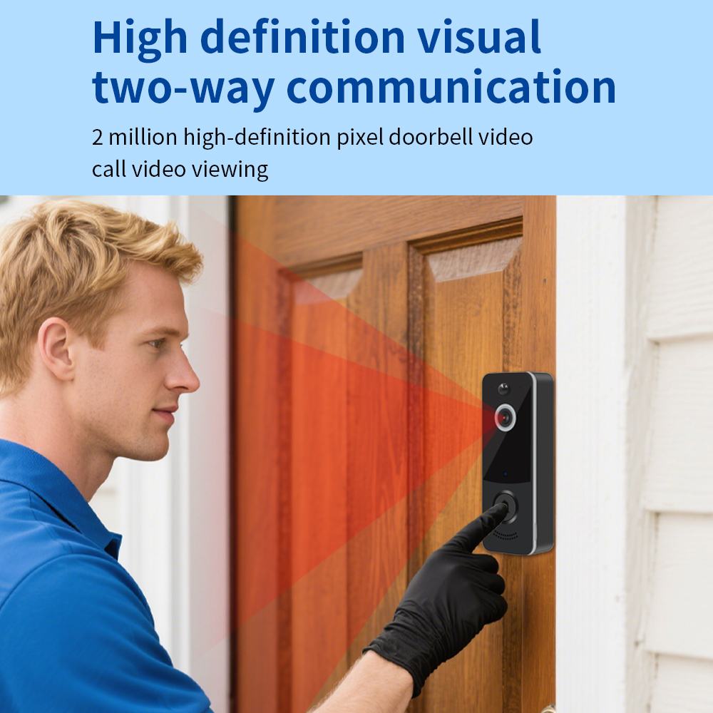 1080P WIFI Video Doorbell TTLO - Home Security For Apartments ulasan dan harga