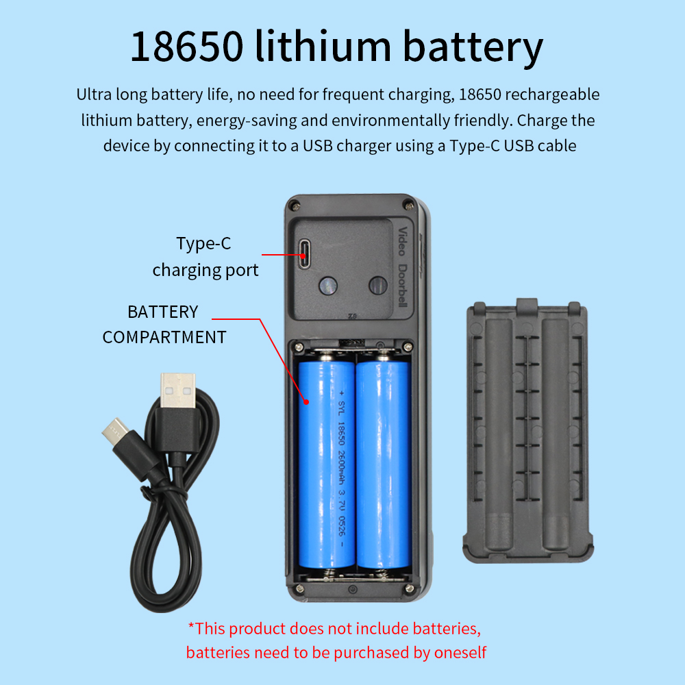1080P WIFI Video Doorbell TTLO - Home Security For Apartments ulasan dan harga