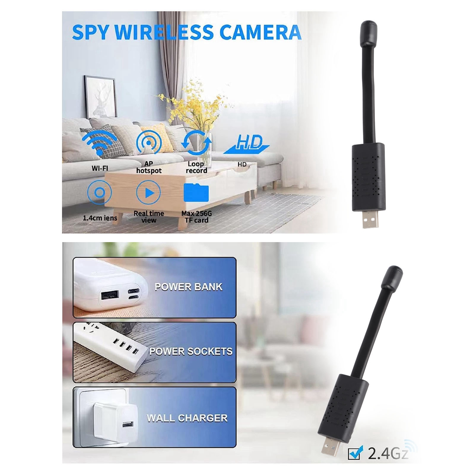 USB WiFi Security Camera 1080P - Home Security For Apartments ulasan dan harga