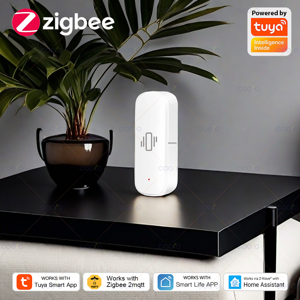 Smart ZigBee Vibration Sensor  - Home Security Alarm ulasan dan harga
