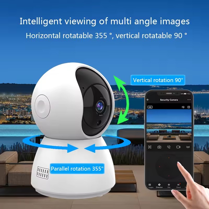 EU/US/UK/AU Plug Tuya 2K 4MP I - Home Security Uk ulasan dan harga