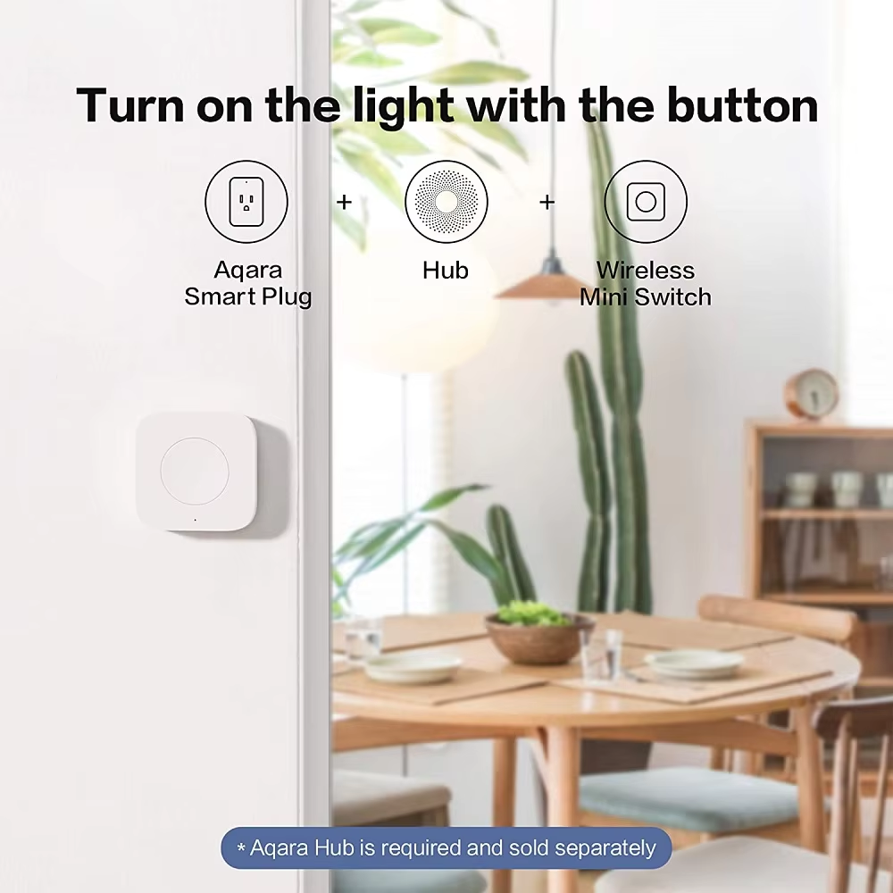 Aqara Smart Wireless Mini Swit - Mi Home Security Xiaomi ulasan dan harga