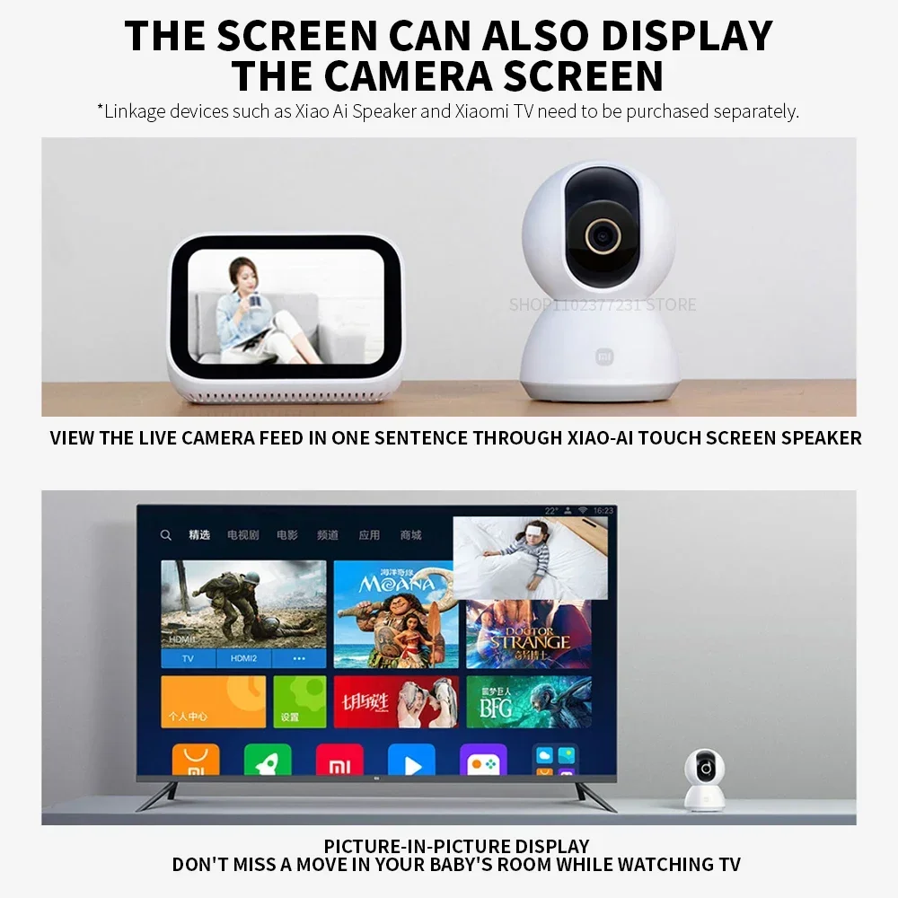 Xiaomi Smart IP Camera 2K 360° - Mi Home Security Xiaomi ulasan dan harga