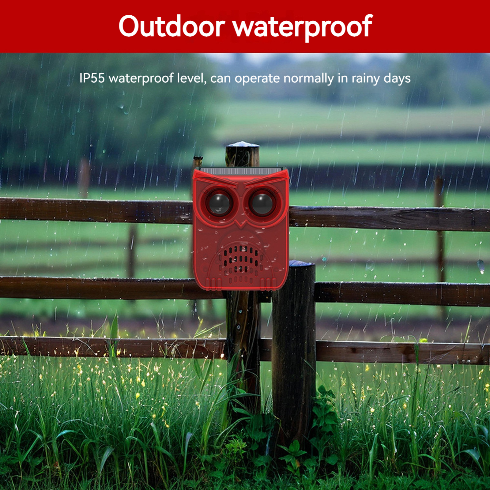 Outdoor Waterproof Solar Outdo - Barking Dog Alarm ulasan dan harga
