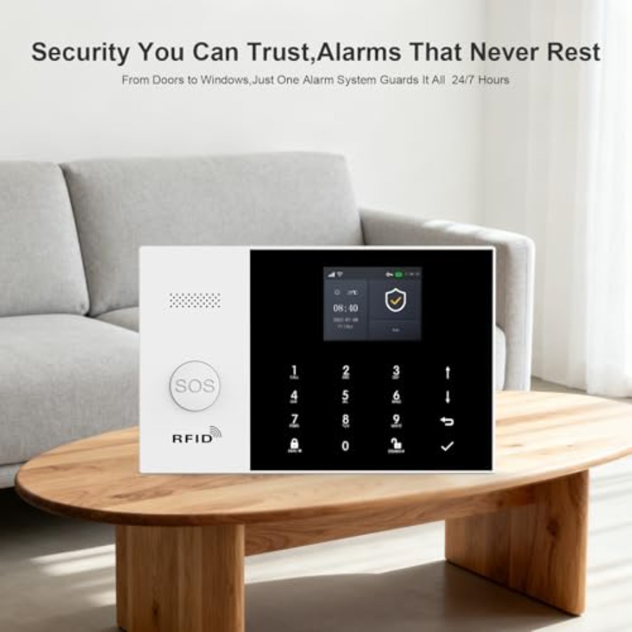 Wireless Alarm System for home - Home Security For Apartments ulasan dan harga