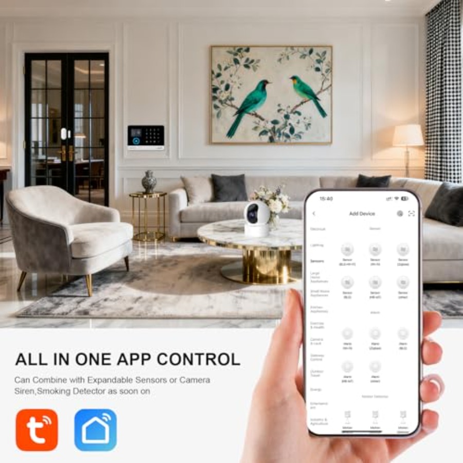 Wireless Alarm System for home - Home Security For Apartments ulasan dan harga