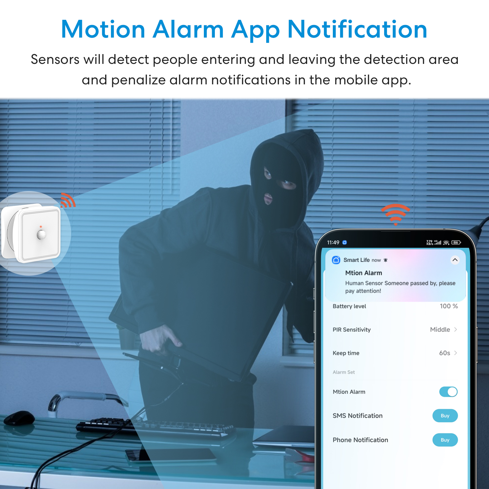Tuya ZigBee Human Motion Senso - Home Security Home Assistant ulasan dan harga