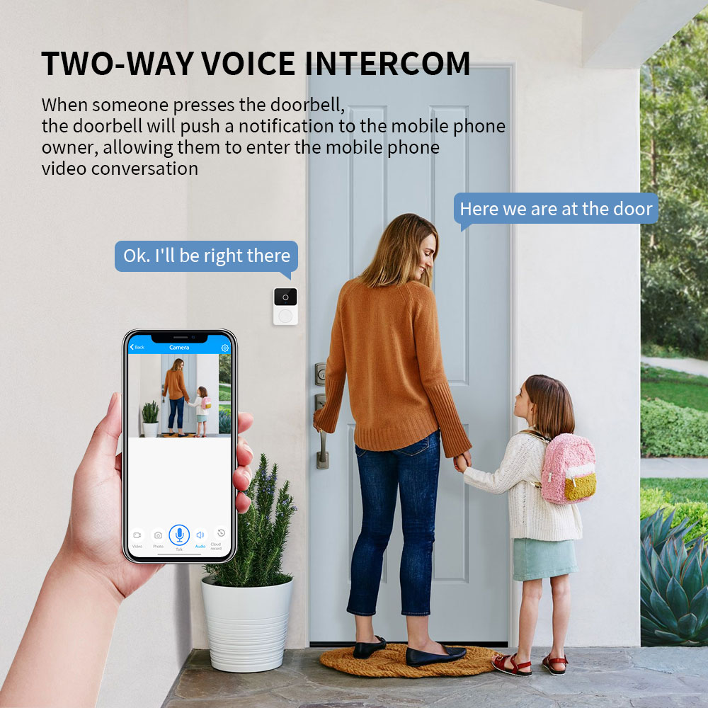H5 Wireless Smart Video Doorbe - Home Security For Apartments ulasan dan harga