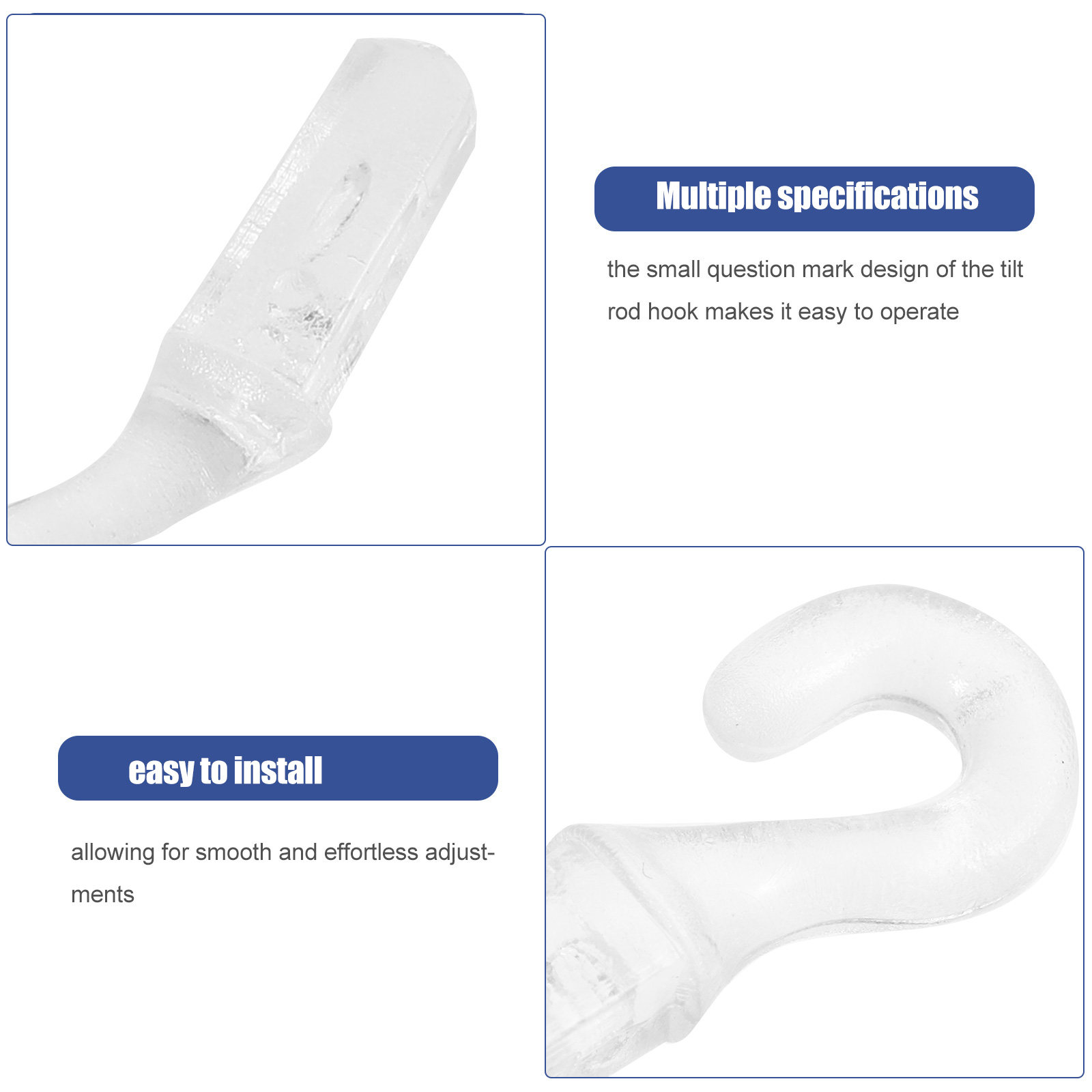10Pcs Window Blind Wand Hook T - Home Security Tips ulasan dan harga