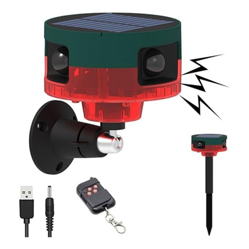 ABUO-Solar Infrared Motion Sen - Barking Dog Alarm ulasan dan harga