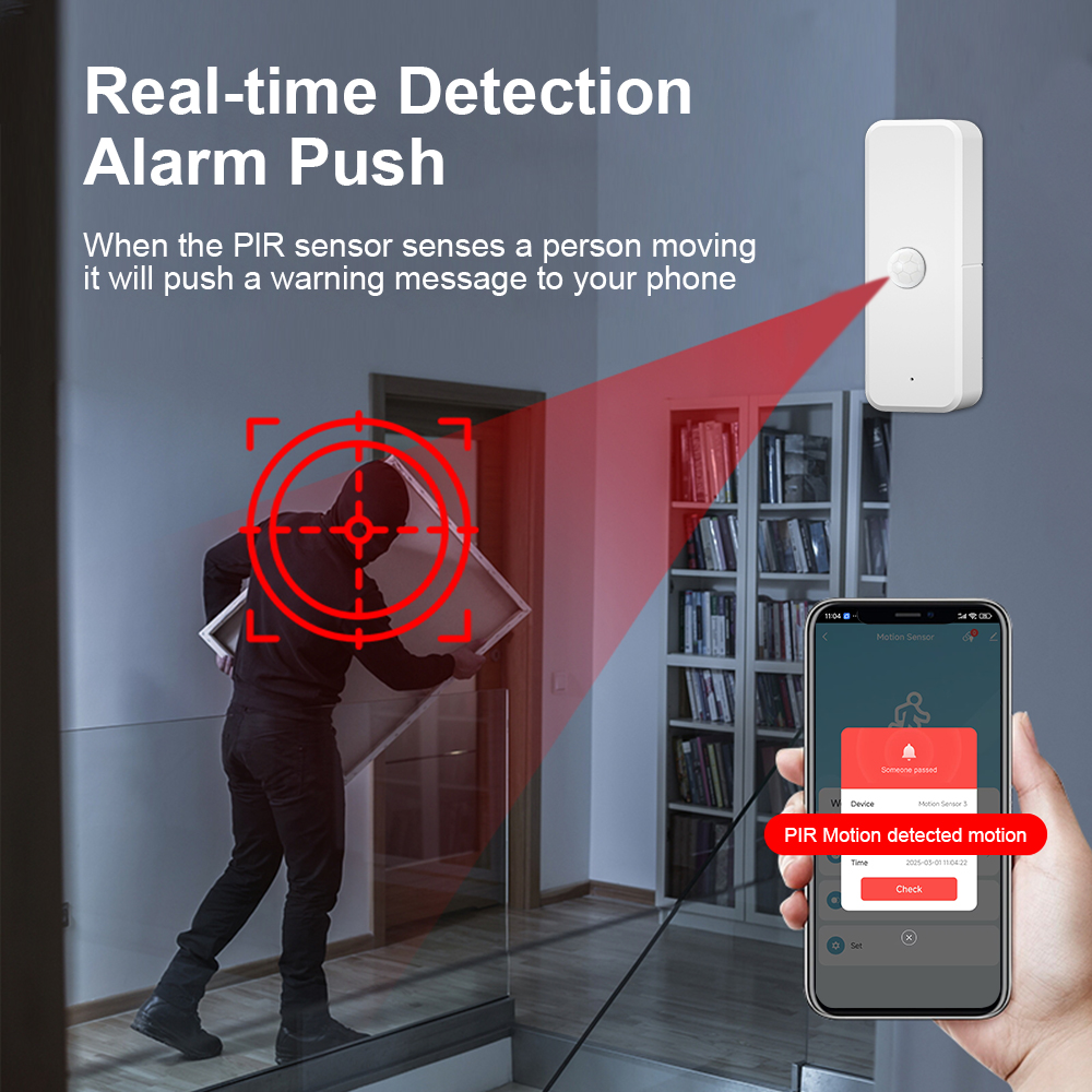 New Tuya WiFi PIR Motion Detec - Home Security Alarm ulasan dan harga