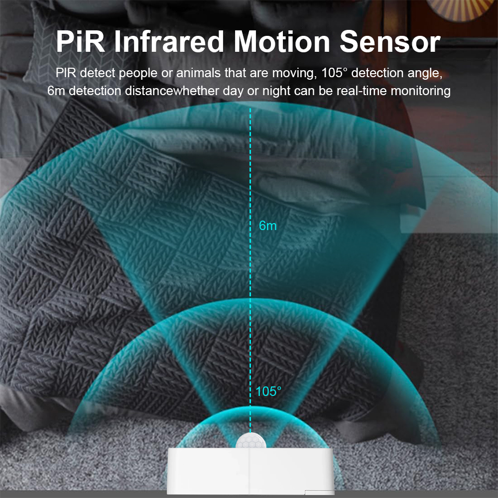 New Tuya WiFi PIR Motion Detec - Home Security Alarm ulasan dan harga