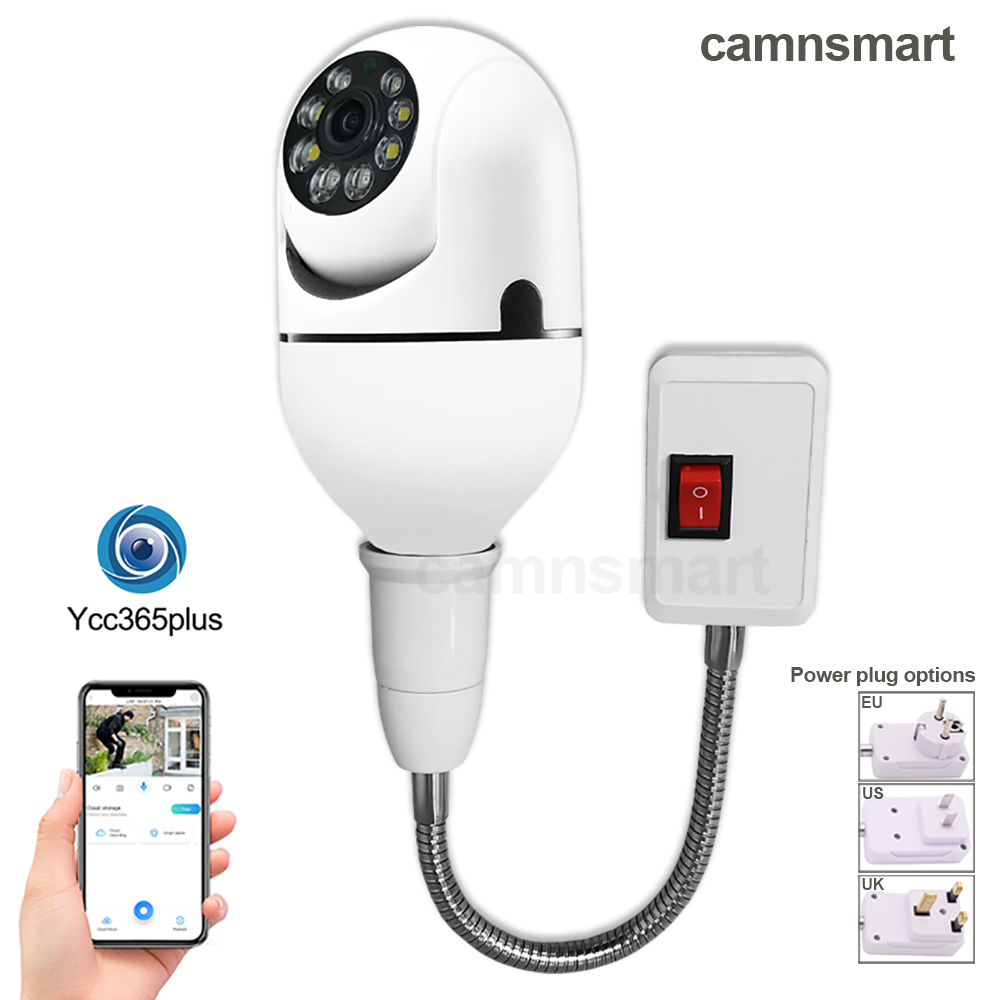 3MP Mini Camera Wifi E27 Bulb  - Home Security Uk ulasan dan harga