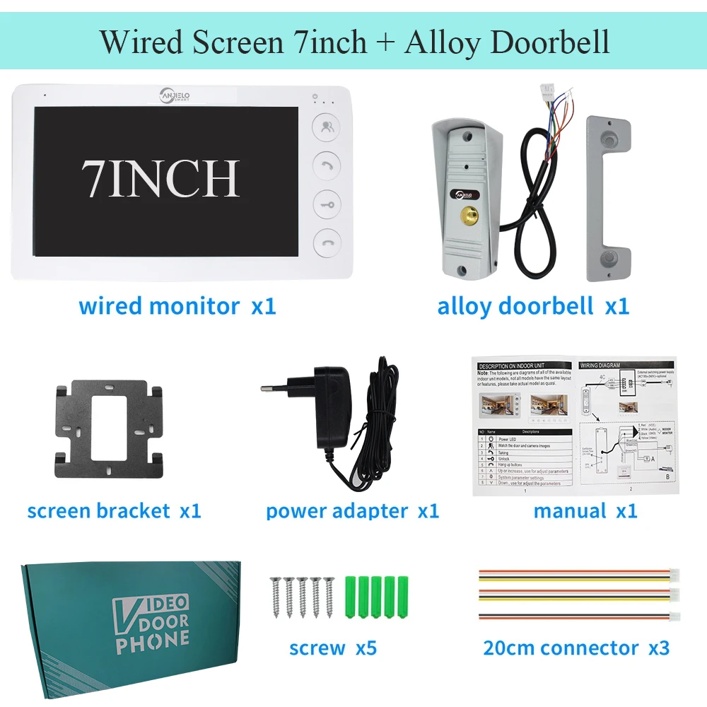 ANJIELO SMART Apartment Video  - Home Security Uk ulasan dan harga
