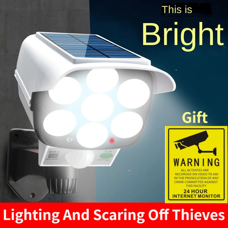 Outdoor Solar Light Motion Sen - Home Security For Apartments ulasan dan harga
