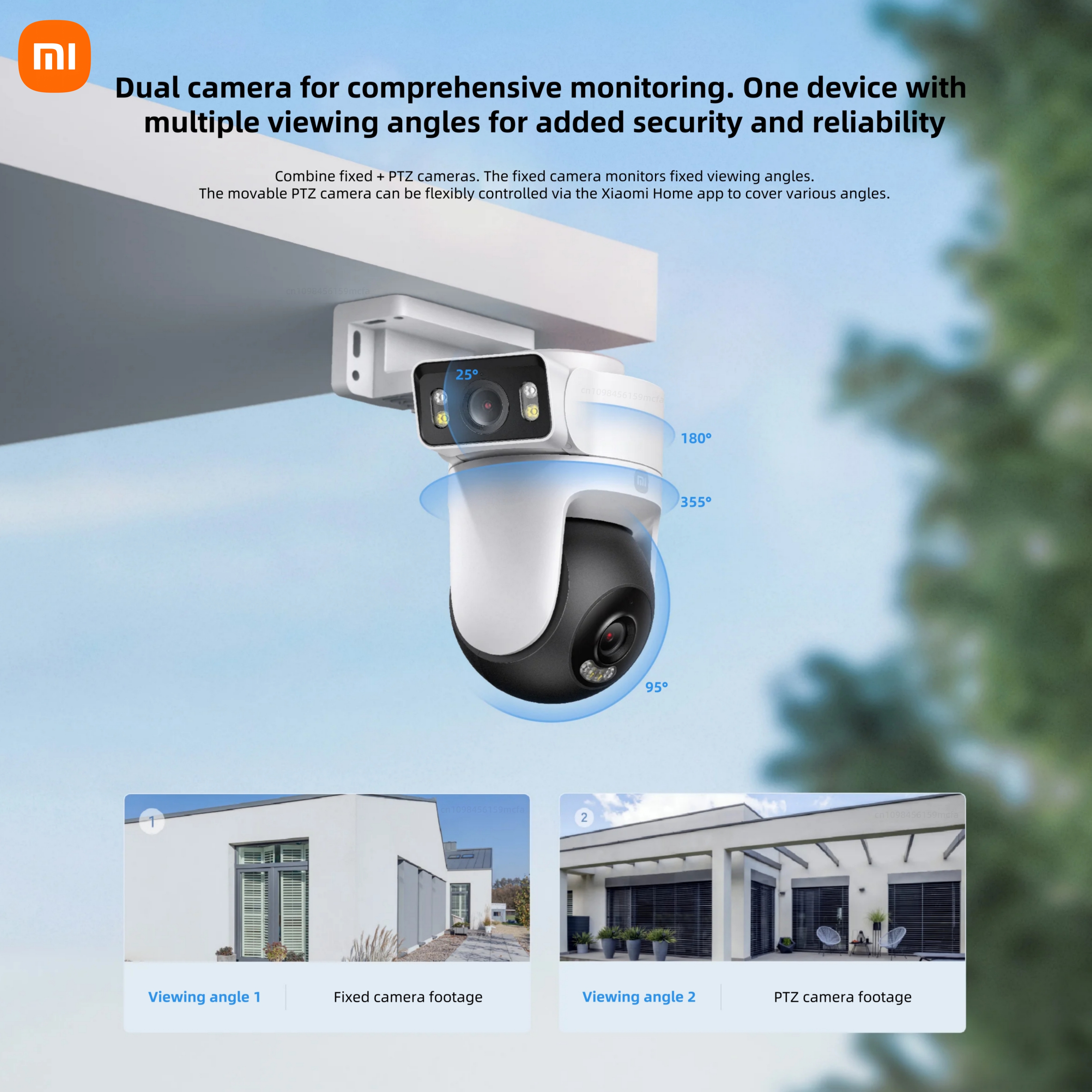 Xiaomi Outdoor CW500 Dual Came - Mi Home Security Xiaomi ulasan dan harga