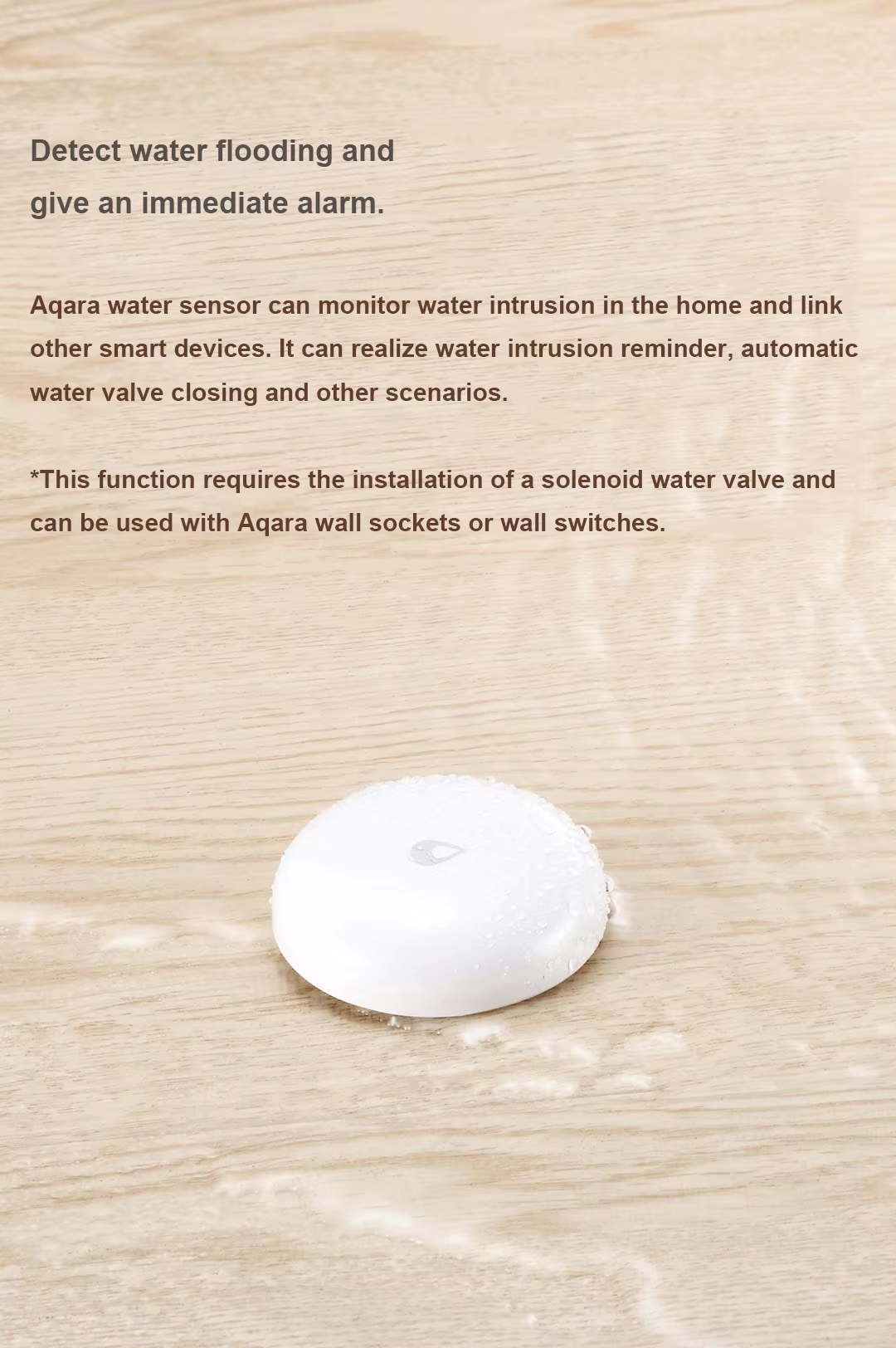 Aqara Water Leak Sensor E1 Zig - Mi Home Security Xiaomi ulasan dan harga