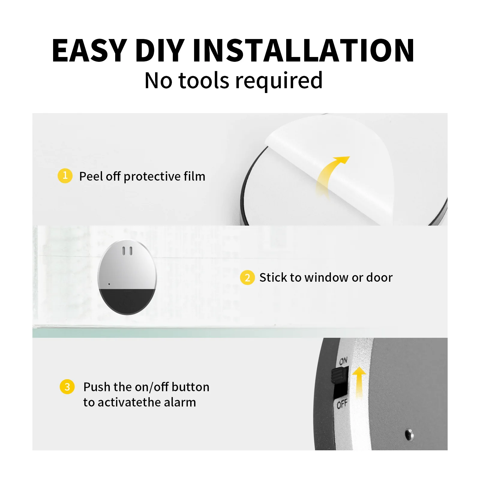 Travel Vibration Door Window A - Home Security Alarm ulasan dan harga