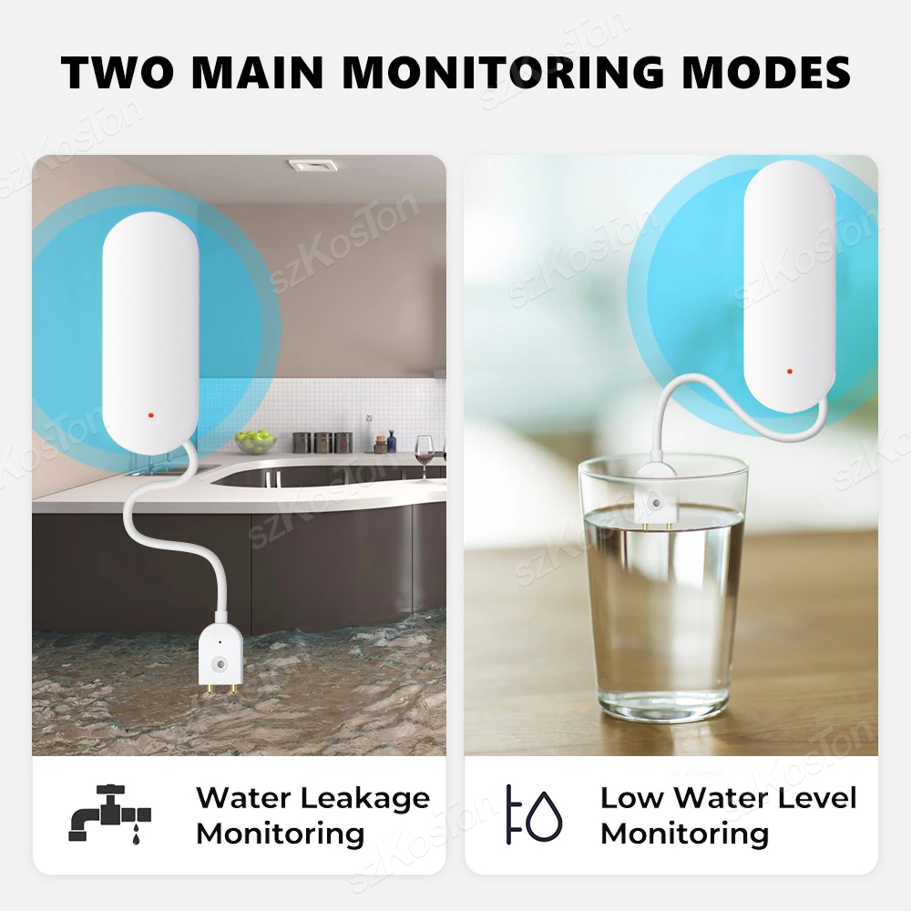 eWeLink APP Water Leak Detecto - Home Security Home Assistant ulasan dan harga