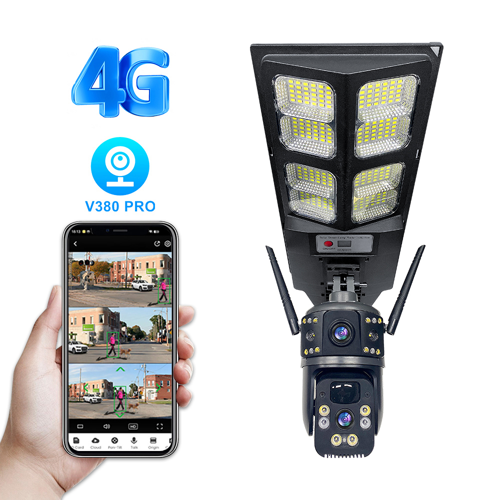 3MP 4G Dual Lens Camera Securi - Home Security For Apartments ulasan dan harga